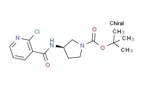 CAS No. 1354018-47-5, (R)-tert-Butyl 3-(2-chloronicotinamido)pyrrolidine-1-carboxylate