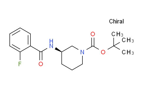 CAS No. 1286208-02-3, (R)-tert-Butyl 3-(2-fluorobenzamido)piperidine-1-carboxylate
