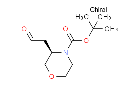 CAS No. 1257856-87-3, (R)-tert-Butyl 3-(2-oxoethyl)morpholine-4-carboxylate
