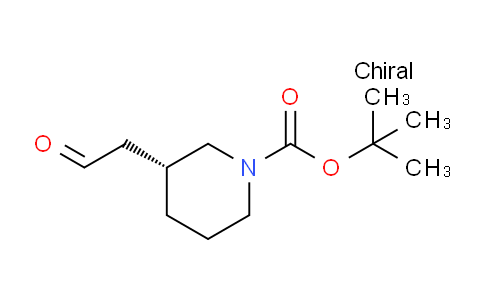 CAS No. 1039361-81-3, (R)-tert-Butyl 3-(2-oxoethyl)piperidine-1-carboxylate