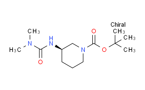 CAS No. 1286207-28-0, (R)-tert-Butyl 3-(3,3-dimethylureido)piperidine-1-carboxylate