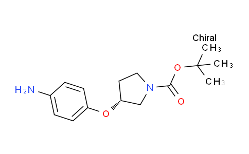 CAS No. 1036488-30-8, (R)-tert-Butyl 3-(4-aminophenoxy)pyrrolidine-1-carboxylate