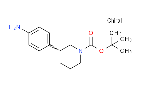 CAS No. 1263284-59-8, (R)-tert-Butyl 3-(4-aminophenyl)piperidine-1-carboxylate