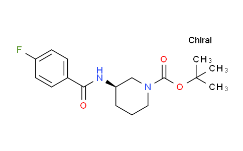 CAS No. 1286207-26-8, (R)-tert-Butyl 3-(4-fluorobenzamido)piperidine-1-carboxylate