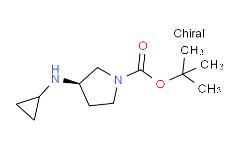 CAS No. 1289584-93-5, (R)-tert-Butyl 3-(cyclopropylamino)pyrrolidine-1-carboxylate