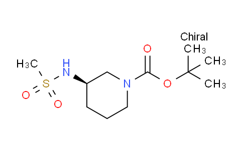 CAS No. 1002359-93-4, (R)-tert-Butyl 3-(methylsulfonamido)piperidine-1-carboxylate