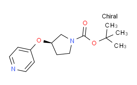 CAS No. 926906-37-8, (R)-tert-Butyl 3-(pyridin-4-yloxy)pyrrolidine-1-carboxylate