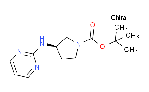 CAS No. 1289585-45-0, (R)-tert-Butyl 3-(pyrimidin-2-ylamino)pyrrolidine-1-carboxylate