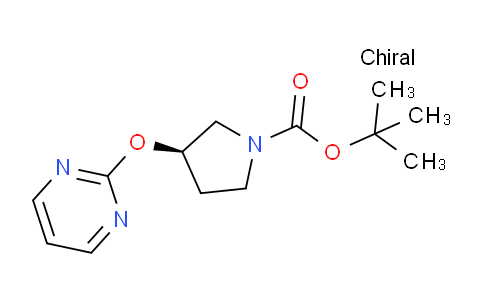 CAS No. 1261234-45-0, (R)-tert-Butyl 3-(pyrimidin-2-yloxy)pyrrolidine-1-carboxylate