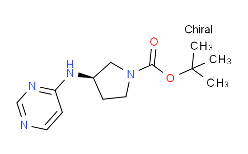 CAS No. 1448850-55-2, (R)-tert-Butyl 3-(pyrimidin-4-ylamino)pyrrolidine-1-carboxylate