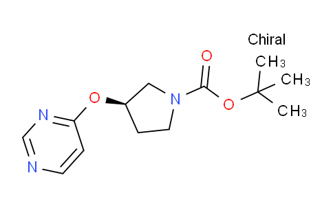 CAS No. 1956434-54-0, (R)-tert-Butyl 3-(pyrimidin-4-yloxy)pyrrolidine-1-carboxylate