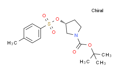 CAS No. 139986-03-1, (R)-tert-Butyl 3-(tosyloxy)pyrrolidine-1-carboxylate