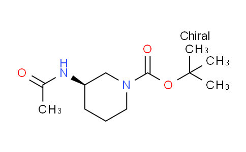 CAS No. 1349699-61-1, (R)-tert-Butyl 3-acetamidopiperidine-1-carboxylate