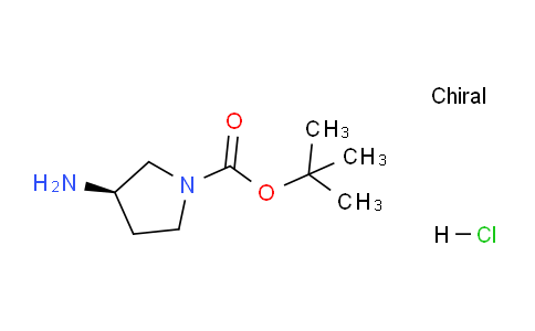 CAS No. 1004538-34-4, (R)-tert-Butyl 3-aminopyrrolidine-1-carboxylate hydrochloride