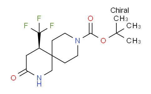 CAS No. 1341192-03-7, (R)-tert-Butyl 3-oxo-5-(trifluoromethyl)-2,9-diazaspiro[5.5]undecane-9-carboxylate