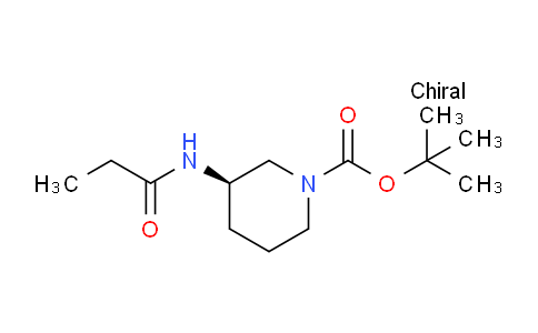 CAS No. 1349699-73-5, (R)-tert-Butyl 3-propionamidopiperidine-1-carboxylate