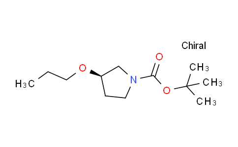 CAS No. 1260772-18-6, (R)-tert-Butyl 3-propoxypyrrolidine-1-carboxylate