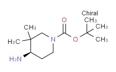 CAS No. 1357600-61-3, (R)-tert-Butyl 4-amino-3,3-dimethylpiperidine-1-carboxylate