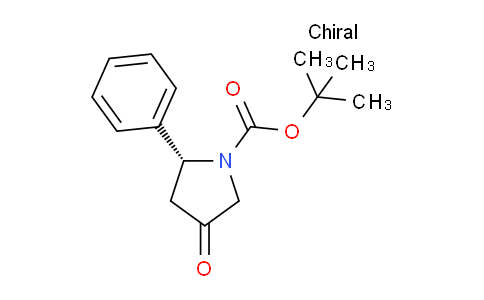 CAS No. 1012369-72-0, (R)-tert-Butyl 4-oxo-2-phenylpyrrolidine-1-carboxylate