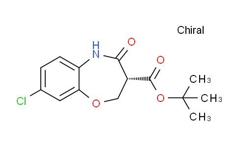 CAS No. 1052699-08-7, (R)-tert-Butyl 8-chloro-4-oxo-2,3,4,5-tetrahydrobenzo[b][1,4]oxazepine-3-carboxylate