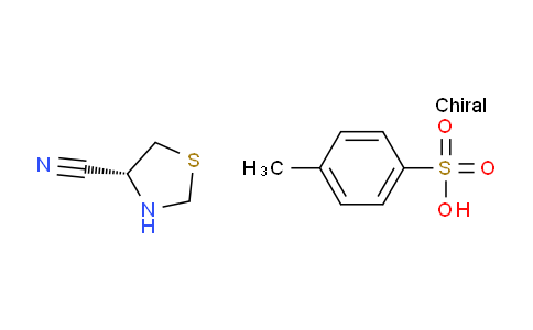 CAS No. 862700-58-1, (R)-Thiazolidine-4-carbonitrile 4-methylbenzenesulfonate