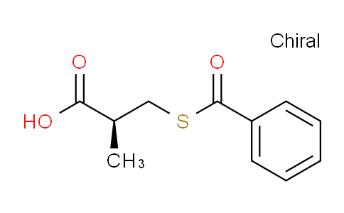 CAS No. 72679-02-8, (S)-(-)-3-Benzoylthio-2-methylpropanoic acid