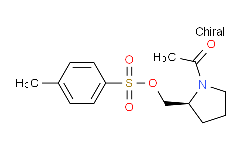 CAS No. 1353994-74-7, (S)-(1-Acetylpyrrolidin-2-yl)methyl 4-methylbenzenesulfonate