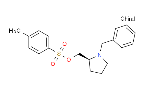 CAS No. 1354020-78-2, (S)-(1-Benzylpyrrolidin-2-yl)methyl 4-methylbenzenesulfonate