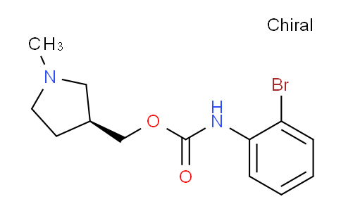 CAS No. 1632296-32-2, (S)-(1-Methylpyrrolidin-3-yl)methyl (2-bromophenyl)carbamate