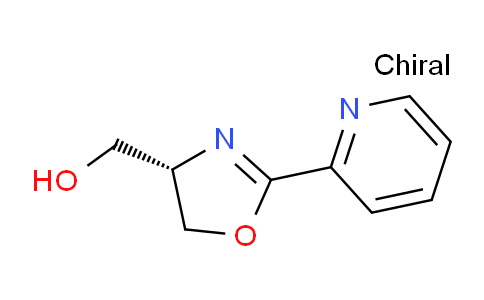 CAS No. 1620662-85-2, (S)-(2-(Pyridin-2-yl)-4,5-dihydrooxazol-4-yl)methanol