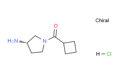 CAS No. 1286207-40-6, (S)-(3-Aminopyrrolidin-1-yl)(cyclobutyl)methanone hydrochloride