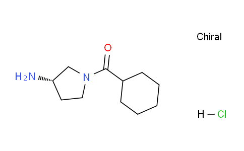 CAS No. 1286208-29-4, (S)-(3-Aminopyrrolidin-1-yl)(cyclohexyl)methanone hydrochloride