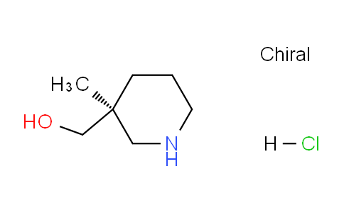 CAS No. 1956435-41-8, (S)-(3-Methylpiperidin-3-yl)methanol hydrochloride