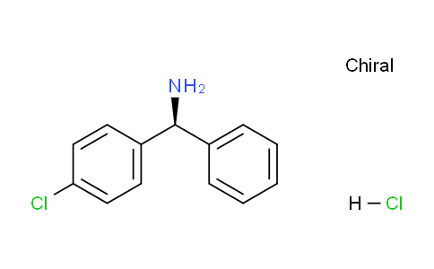 CAS No. 451503-28-9, (S)-(4-Chlorophenyl)(phenyl)methanamine hydrochloride