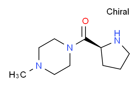CAS No. 100158-68-7, (S)-(4-Methylpiperazin-1-yl)(pyrrolidin-2-yl)methanone