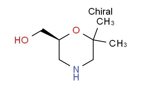 CAS No. 1400589-79-8, (S)-(6,6-Dimethylmorpholin-2-yl)methanol