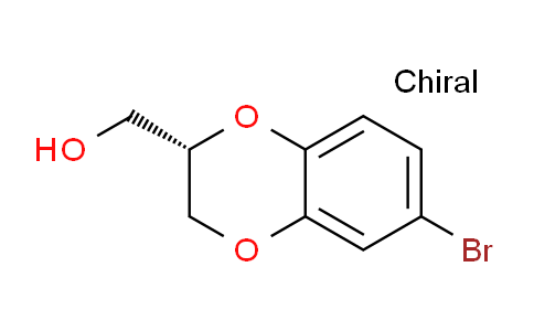 CAS No. 1263284-23-6, (S)-(6-Bromo-2,3-dihydrobenzo[b][1,4]dioxin-2-yl)methanol
