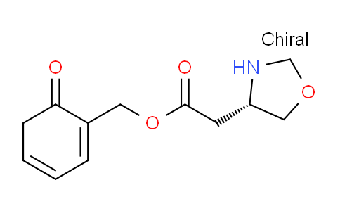 MC623483 | 540496-34-2 | (S)-(6-Oxocyclohexa-1,3-dien-1-yl)methyl 2-(oxazolidin-4-yl)acetate
