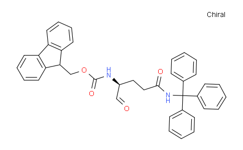 CAS No. 334918-39-7, (S)-(9H-Fluoren-9-yl)methyl (1,5-dioxo-5-(tritylamino)pentan-2-yl)carbamate