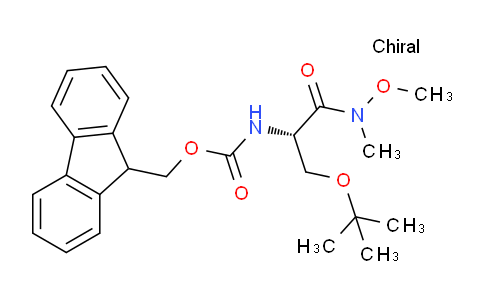 CAS No. 439685-19-5, (S)-(9H-Fluoren-9-yl)methyl (3-(tert-butoxy)-1-(methoxy(methyl)amino)-1-oxopropan-2-yl)carbamate