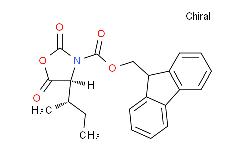 CAS No. 129288-41-1, (S)-(9H-Fluoren-9-yl)methyl 4-((S)-sec-butyl)-2,5-dioxooxazolidine-3-carboxylate