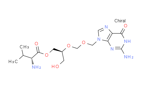 CAS No. 1356353-76-8, (S)-(R)-2-(((2-Amino-6-oxo-1H-purin-9(6H)-yl)methoxy)methoxy)-3-hydroxypropyl 2-amino-3-methylbutanoate