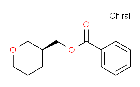 CAS No. 219701-50-5, (S)-(Tetrahydro-2H-pyran-3-yl)methyl benzoate
