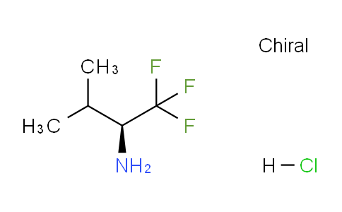 CAS No. 1389320-33-5, (S)-1,1,1-Trifluoro-3-methyl-2-butylamine hydrochloride