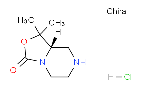 CAS No. 1427514-85-9, (S)-1,1-Dimethyltetrahydro-1H-oxazolo[3,4-a]pyrazin-3(5H)-one hydrochloride