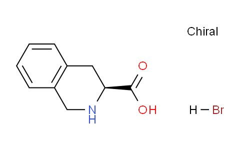 CAS No. 190961-15-0, (S)-1,2,3,4-Tetrahydroisoquinoline-3-carboxylic acid hydrobromide