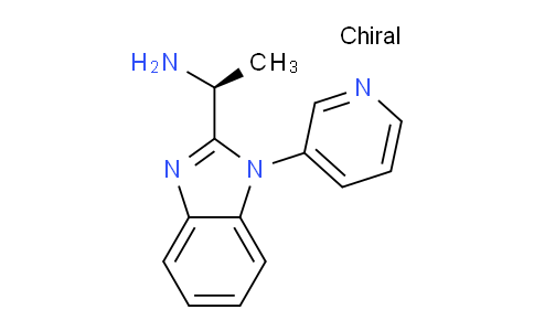 CAS No. 1398507-80-6, (S)-1-(1-(Pyridin-3-yl)-1H-benzo[d]imidazol-2-yl)ethanamine