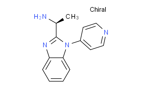 CAS No. 1398507-92-0, (S)-1-(1-(Pyridin-4-yl)-1H-benzo[d]imidazol-2-yl)ethanamine