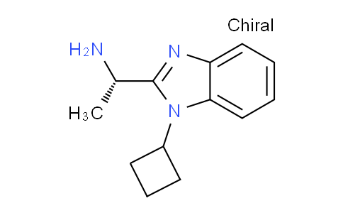 CAS No. 1398507-63-5, (S)-1-(1-Cyclobutyl-1H-benzo[d]imidazol-2-yl)ethanamine