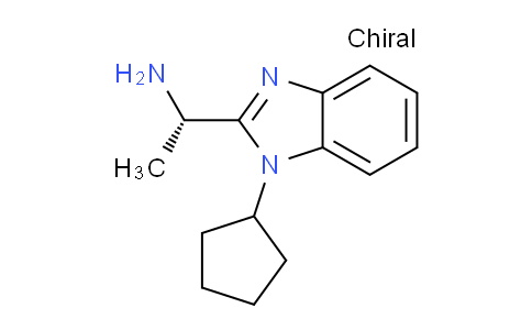 CAS No. 1398507-89-5, (S)-1-(1-Cyclopentyl-1H-benzo[d]imidazol-2-yl)ethanamine